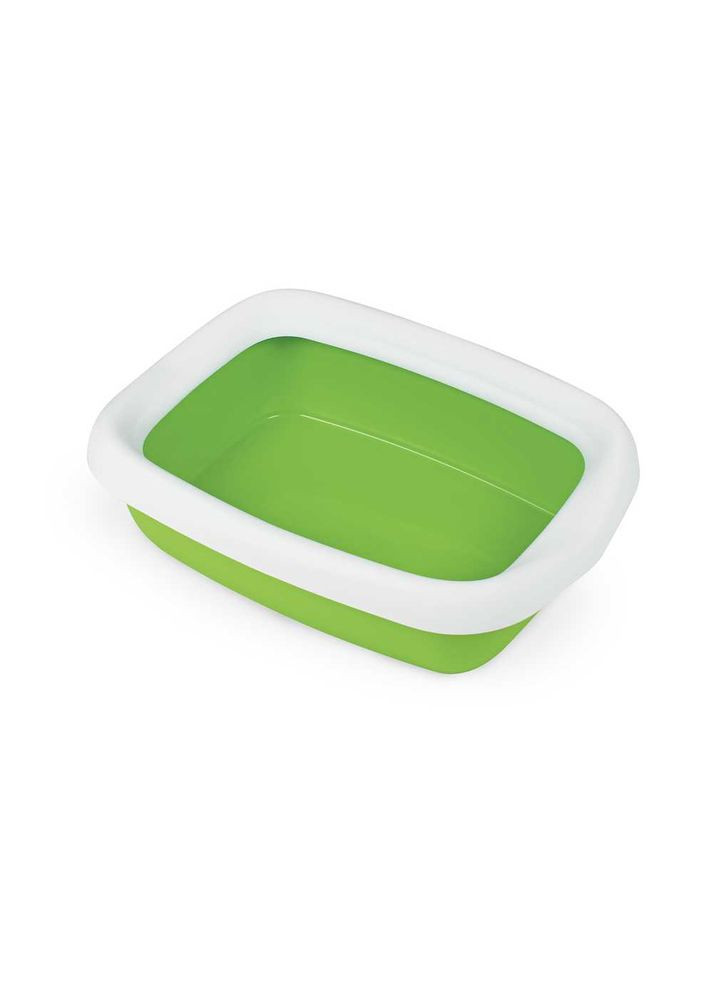 Туалет Betta Small Green для кішок, з рамкою, зелений, 43×31×12 см (8022967023498) MPS (308894196)