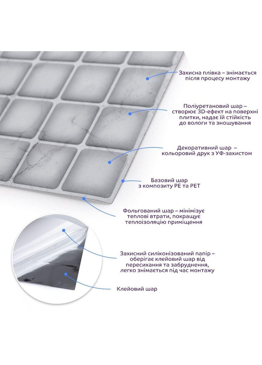 Самоклеящаяся полиуретановая плитка 305х305х1мм (D) SW-00001936 Sticker Wall (360920394)