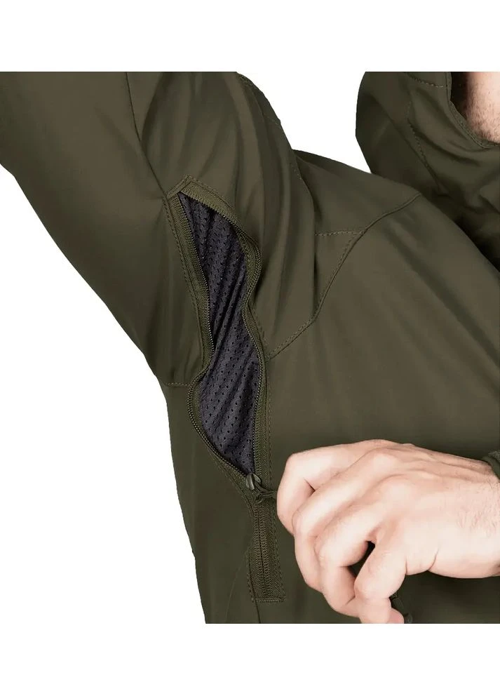 Зеленый демисезонный костюм stalker softshell Camotec