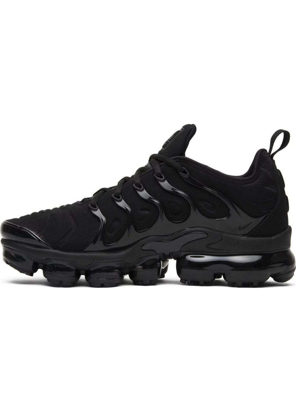 Кроссовки женские Nike Air VaporMax Plus Triple Black 924453-004 Найк Аир Вапормакс No Brand белые демисезоны (362206588)
