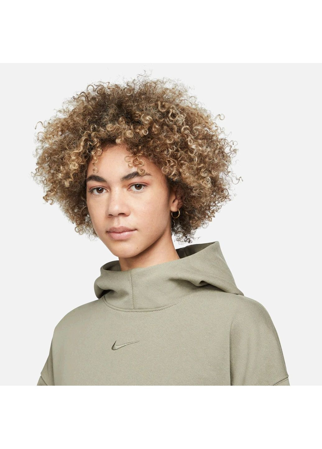 Худі унісекс Funnel Neck Hoodie Olive Nike (364662590)