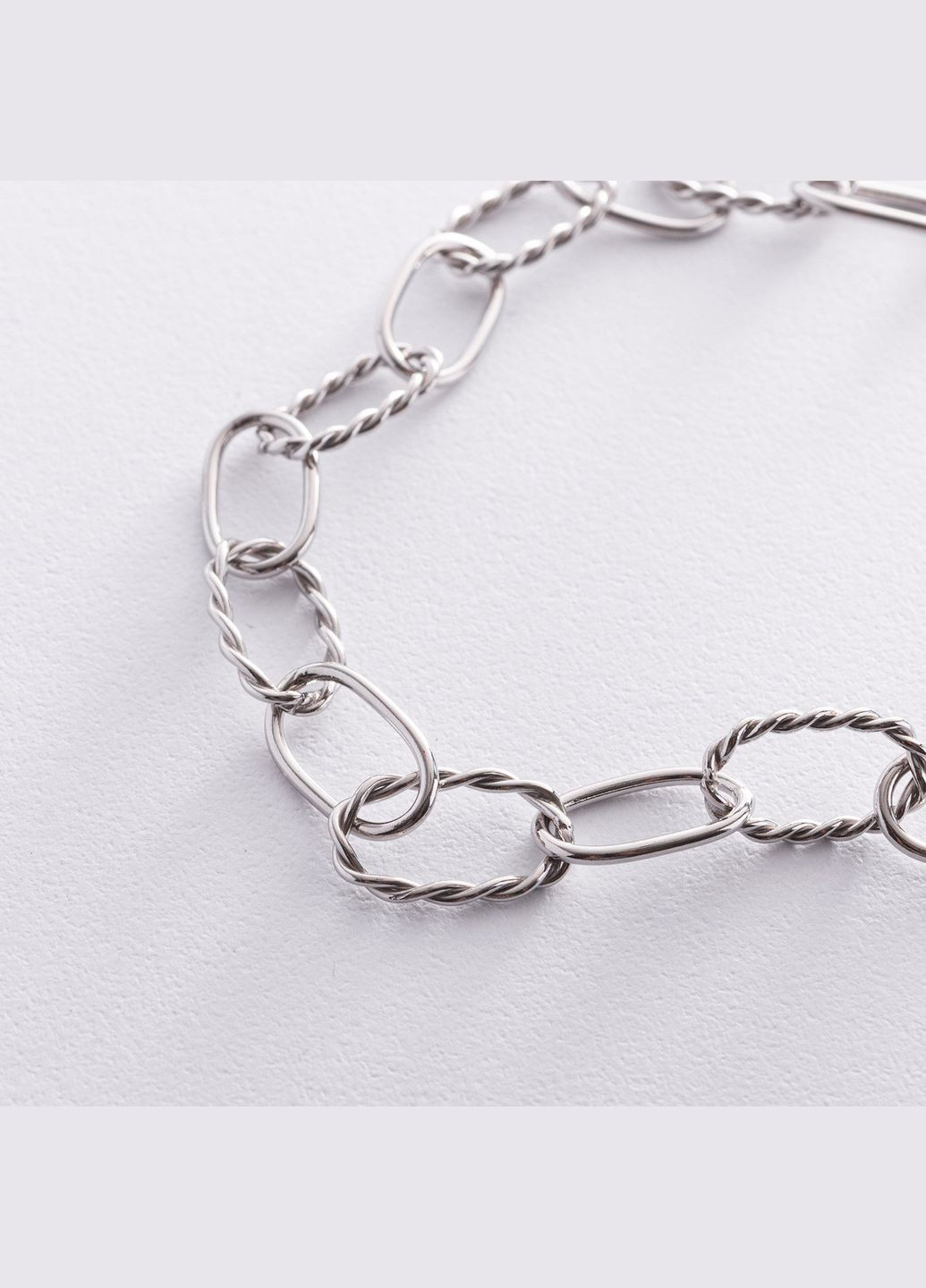 Срібне кольє Свобода (родій) 181273 40 Oniks (264022484)