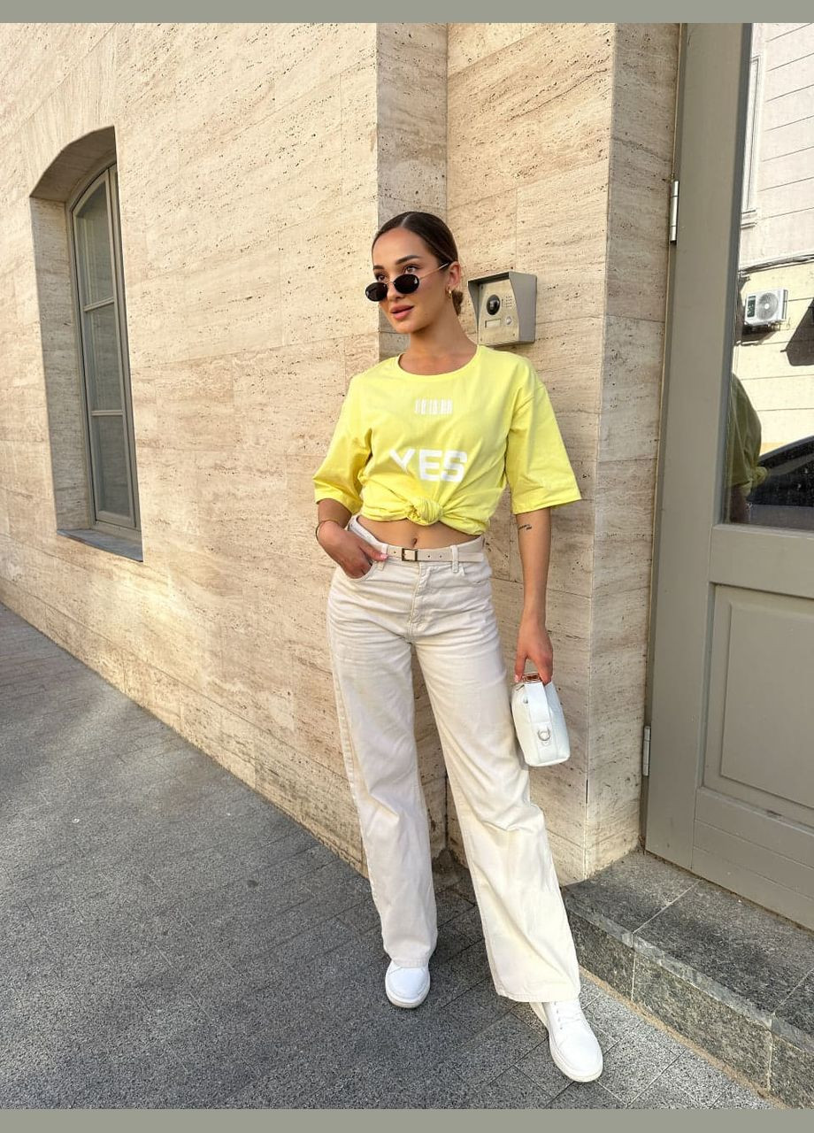 Футболка женская "YE, NO" М156, S UMON - (315480868)