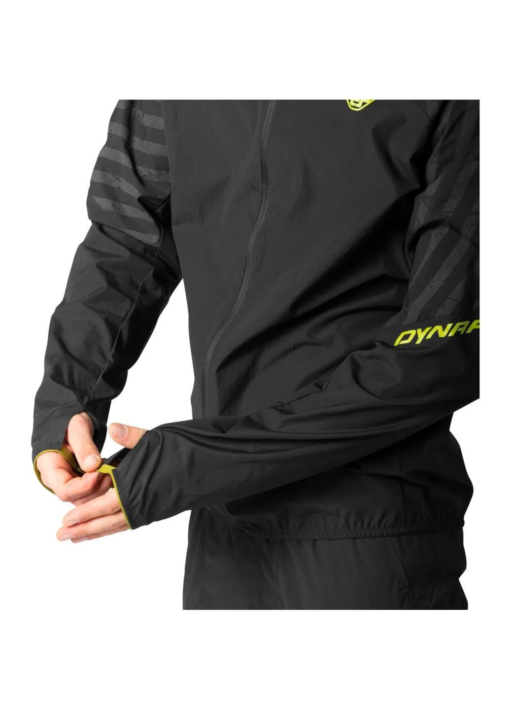 Серая демисезонная ветровка Dynafit