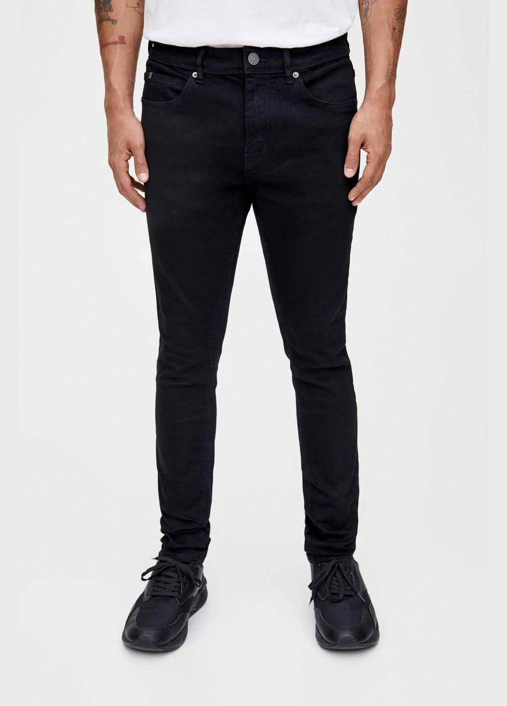 Черные джинсы демисезон,черный, Pull & Bear