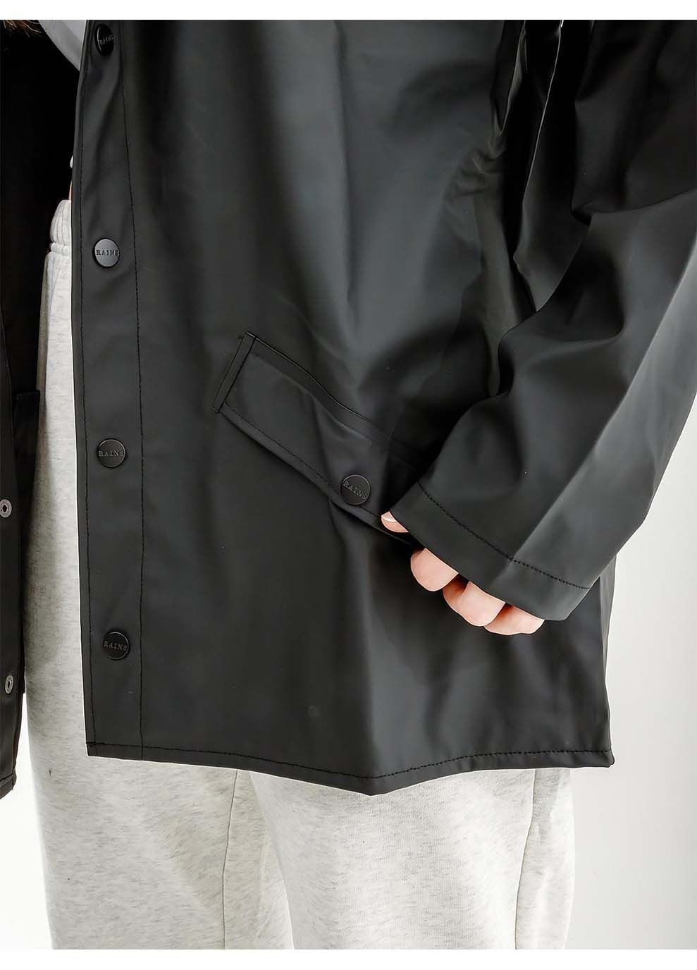 Куртка унісекс Jackets Чорний Rains (367591182)