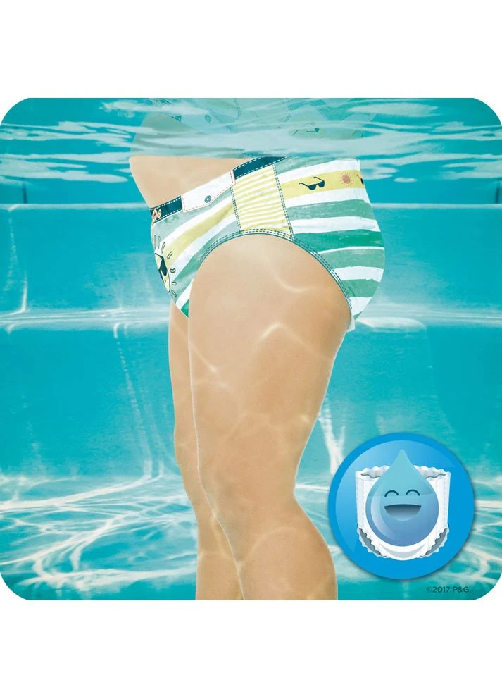 Підгузки для плавання Splashers Розмір 6 (14+ кг) 10 шт (8001090728951) Pampers (358884365)