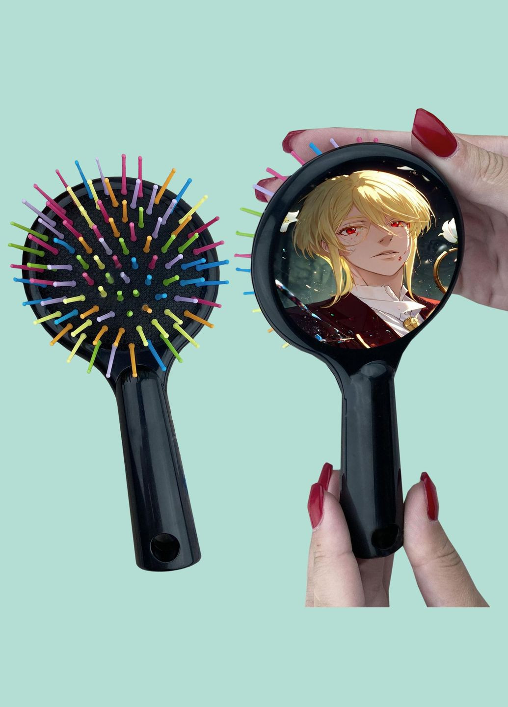 Гребінець для волосся Аніме Патріотизм Моріарті #0002 чорний No Brand (315042379)