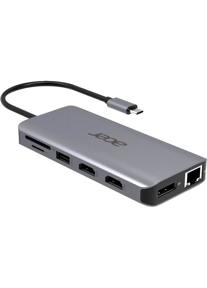 Док-станція 12 in 1 Type-C Dongle Gray (HP.DSCAB.009) Acer (322935696)