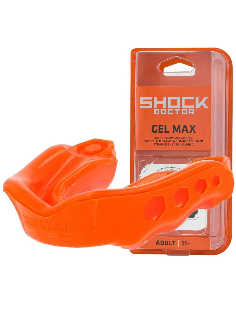 Капа Gel Max взрослая (возраст 11+) Orange (art. 6130-OR-AD) Shock Doctor (394579364)