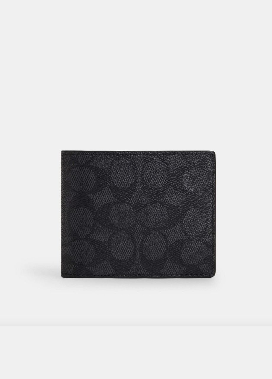 Гаманець чоловічий шкіряний Coach Signature Canvas. (0487) No Brand (335833687)