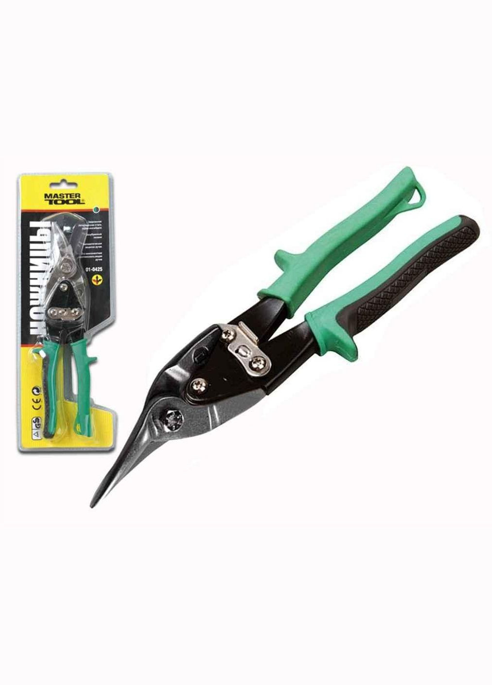 Ножницы по металлу левые CrMo 01-0425 ТМ MASTER TOOL Mastertool (335835451)