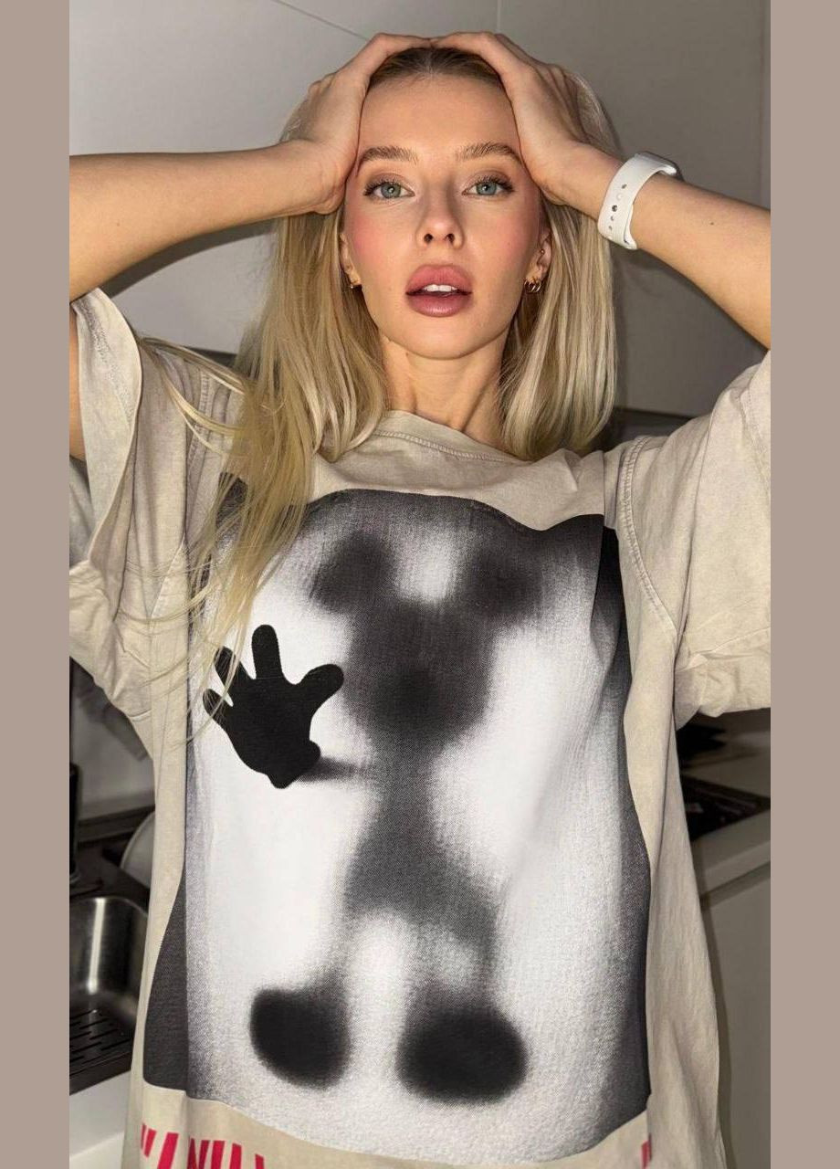 Футболка з цікавим принтом Adelante - (322846947)