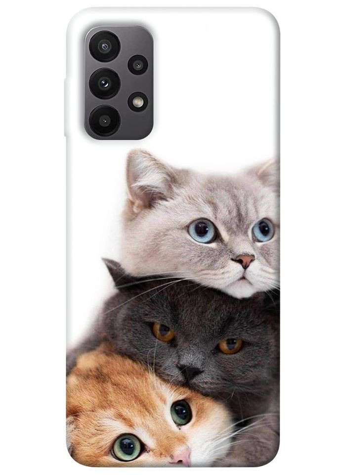 Чохол з принтом для Samsung Galaxy A23 4G / для самсунг галаксі А23 Три коти No Brand (339064208)