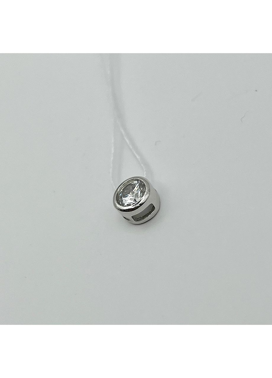 Кулон срібний з кубічним цирконієм 0,7 г No Brand (369737084)