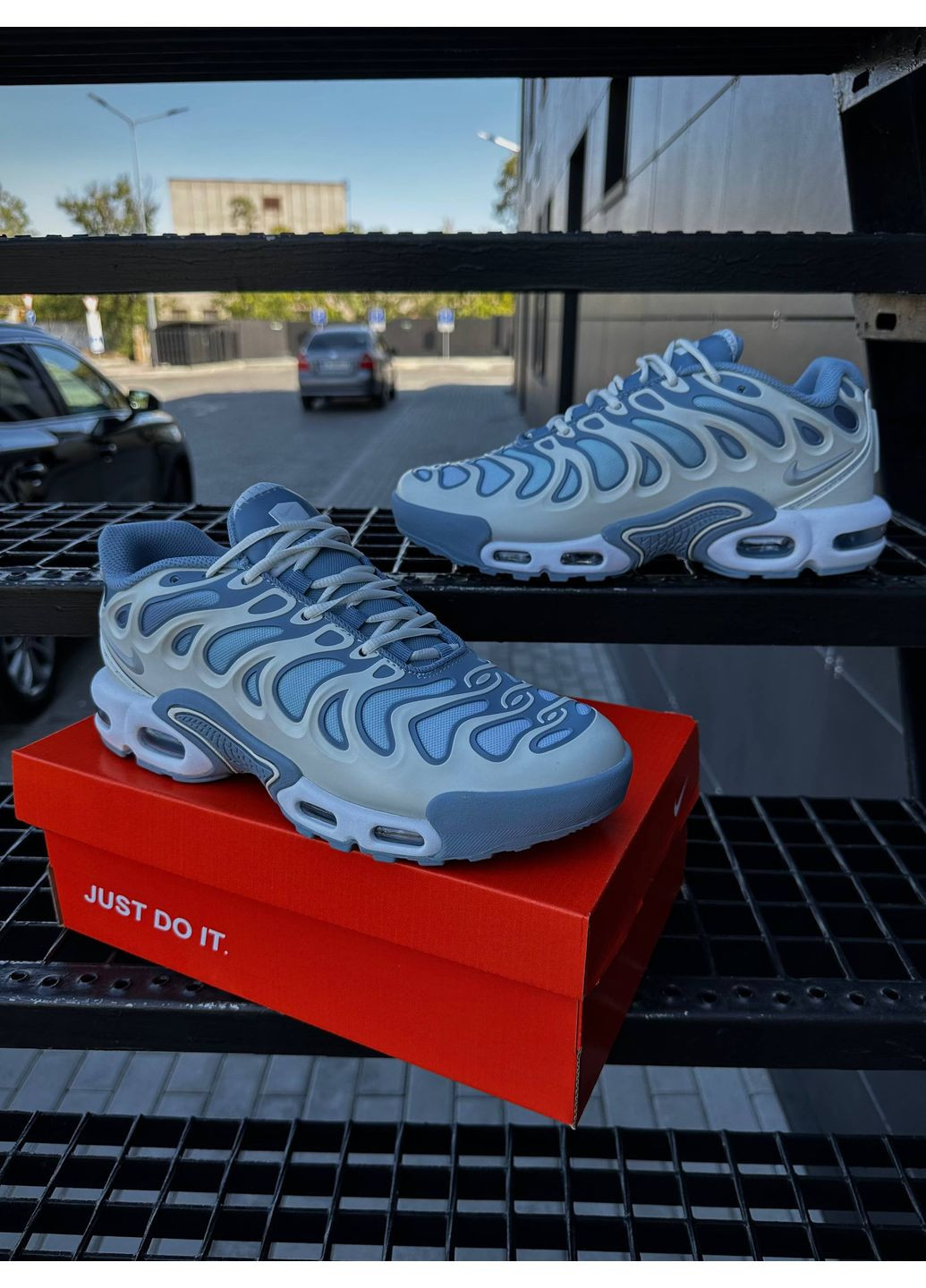 Блакитні Осінні чоловічі кросівки No Brand