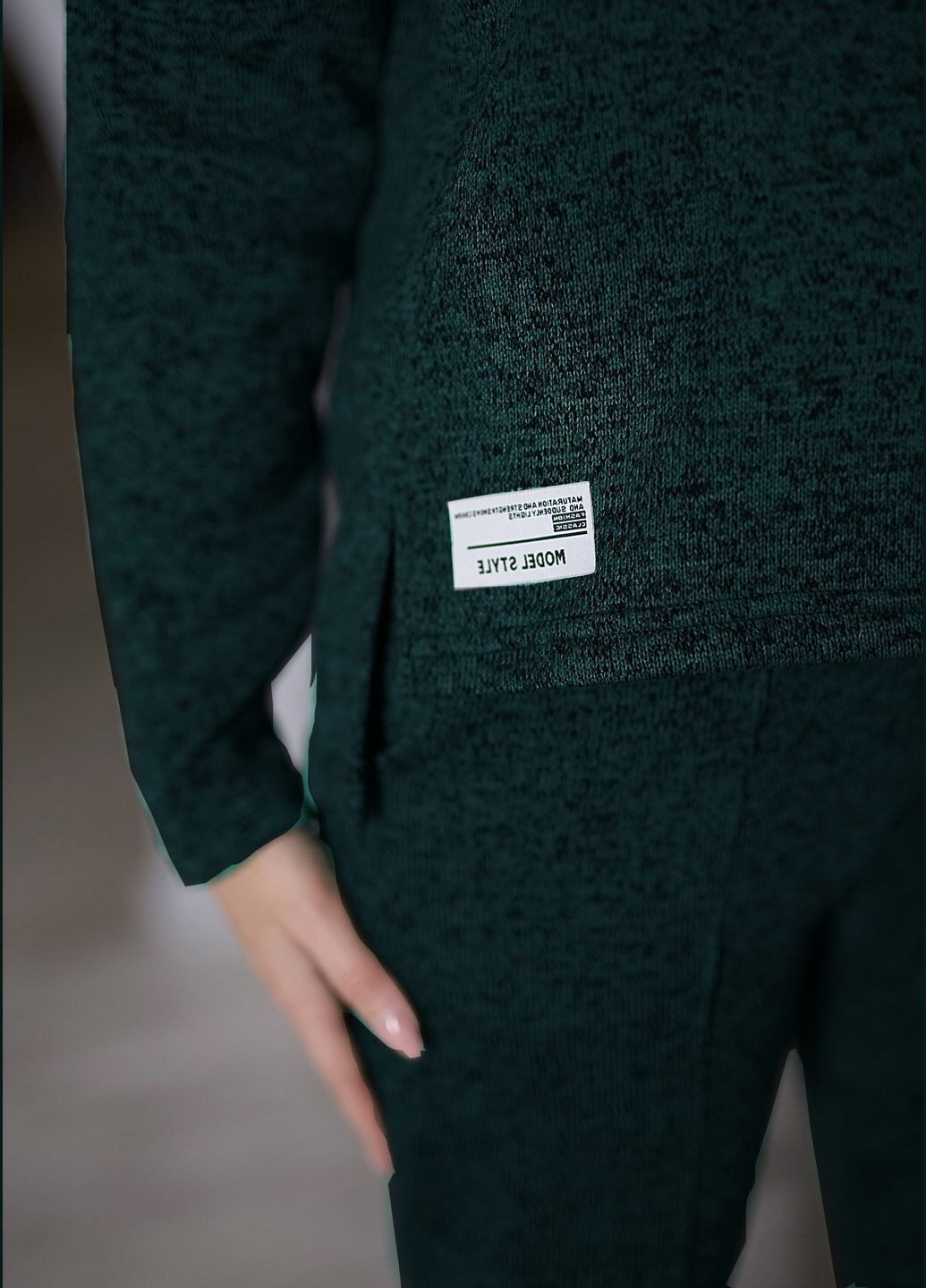 Модный стильный женский прогулочный костюм из трикотажа с начесом INNOE Костюм (314693379)