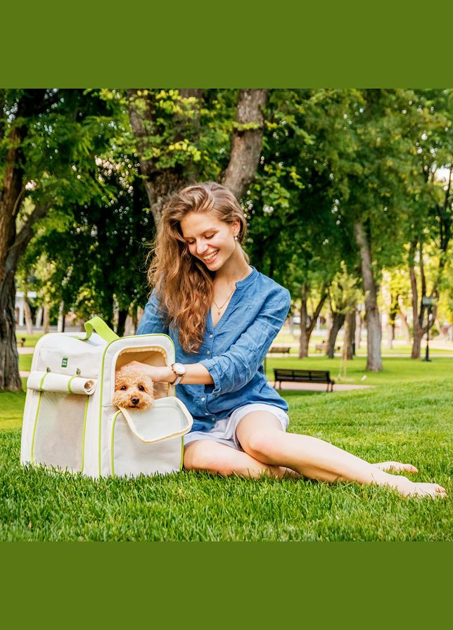 Рюкзак-переноска для кошек и мелких пород собак Relax Eco, 42*34*27 см, до 8 кг WAUDOG (322002059)