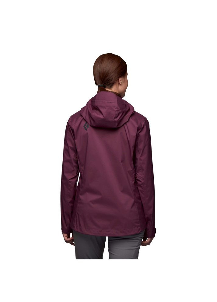 Темно-фиолетовая демисезонная куртка женская stormline stretch rain shell Black Diamond