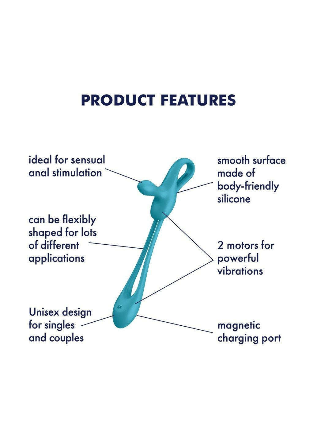 Мультивібратор Plug & Play 1, для неї та для нього, 2 мотори Satisfyer (333332715)