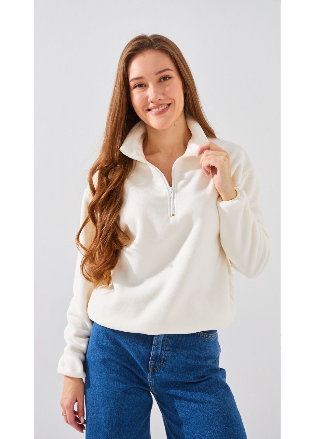 Толстовка однотонна жіноча WBC02473 shop (2888000022653) LAWA (368831014)