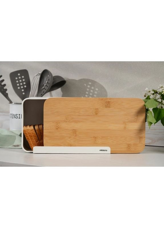 Хлібниця Midori AR-0914-WB 33х13х18 см біла Ardesto (360651971)