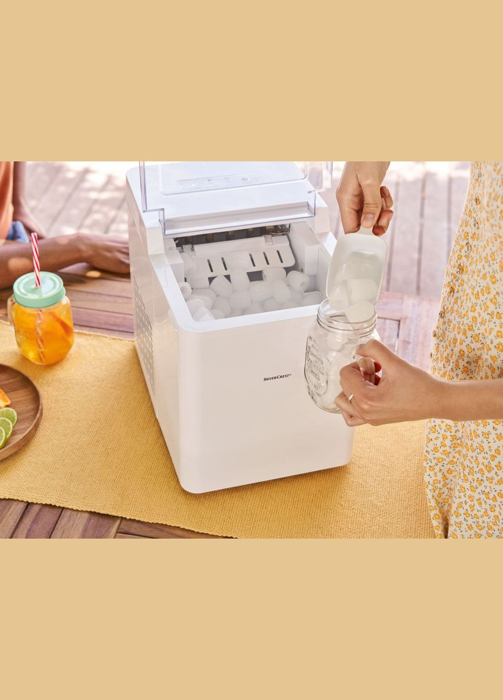 Льодогенератор, апарат машина для приготування льоду SilverCrest SEMK 105 B2 (105 Вт, 12 кг, Німеччина) Silver Crest (372473492)