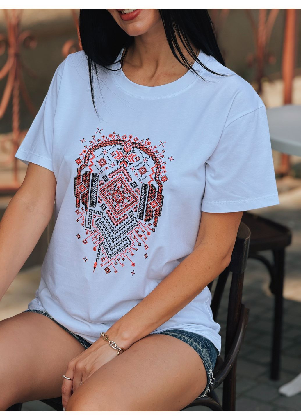 Женская футболка из хлопка Fashion Girl Identity - (353849133)