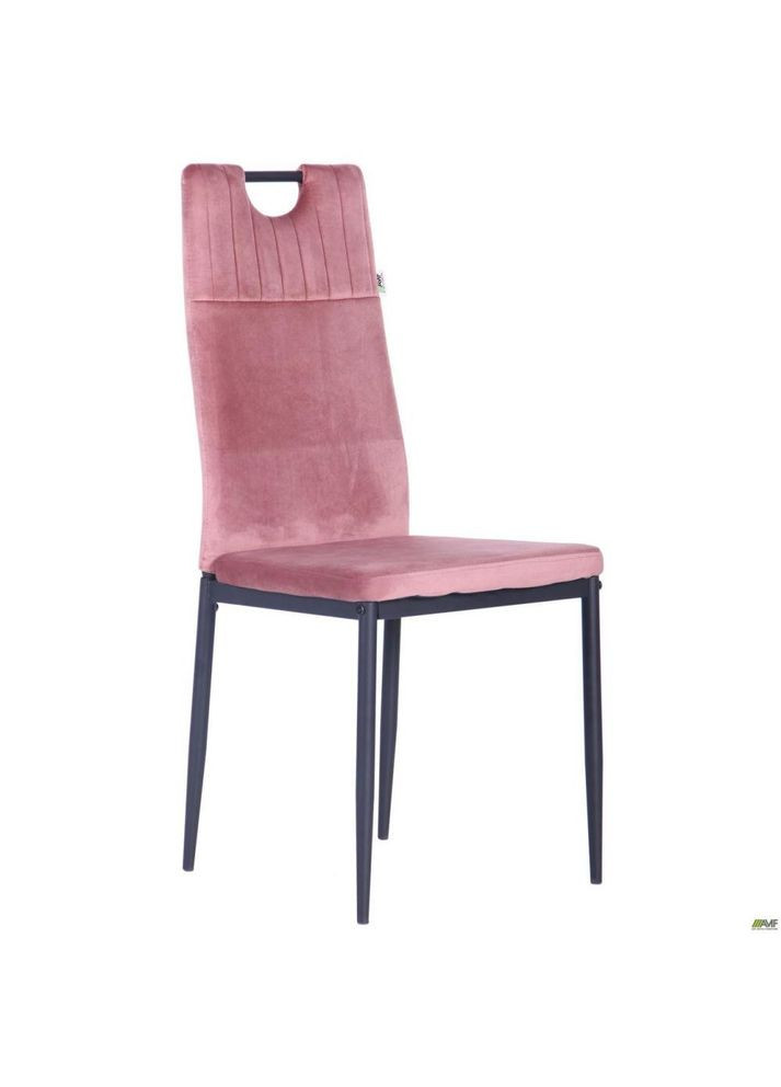 Стілець чорний/велюр рожевий антик (546791) Art Metal Furniture Alabama (315142637)