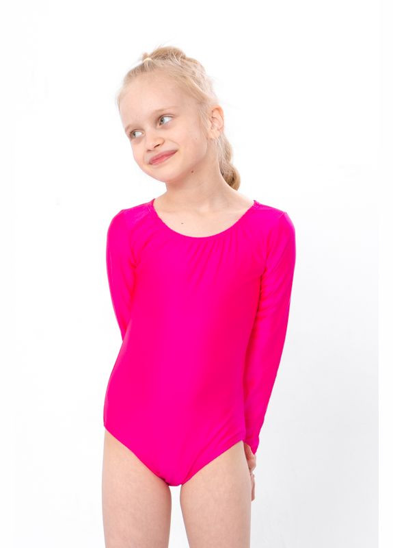 Рожевий демісезонний спортивний купальник для дівчинки (p-14533) Носи своє