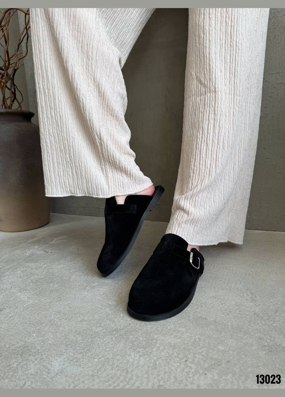 Замшеві зручні клоги Helen (332664847)