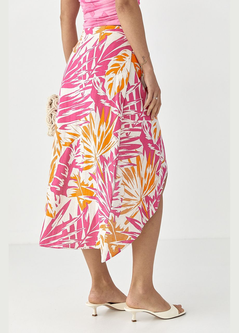 Жіноча спідниця з куліскою - рожевий колір Lurex (340917781)