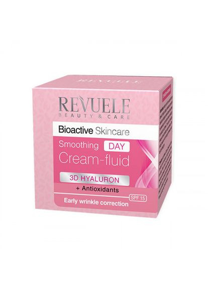 REVUELE Денний крем-флюїд для обличчя від зморшок SPF 15 Bioactive 3D Hyaluron Smoothing, 50 мл — Крем, Болгарія (302722898)