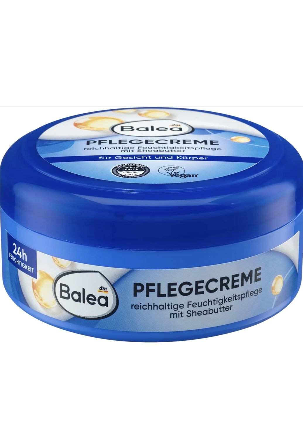 Крем для лица и тела с маслом ши и миндальным маслом Pflegecreme, 250 ml Balea (366569520)