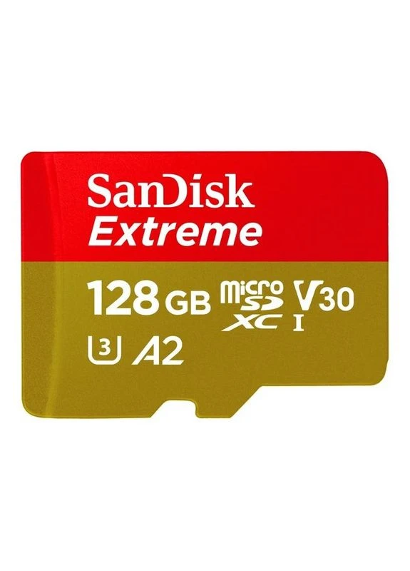 Карта пам`ятi MicroSDXC 128GB UHS-I/U3 Class 10 Extreme A2 R190/W90MB/s (SDSQXAA-128G-GN6MN) SanDisk (390200392)