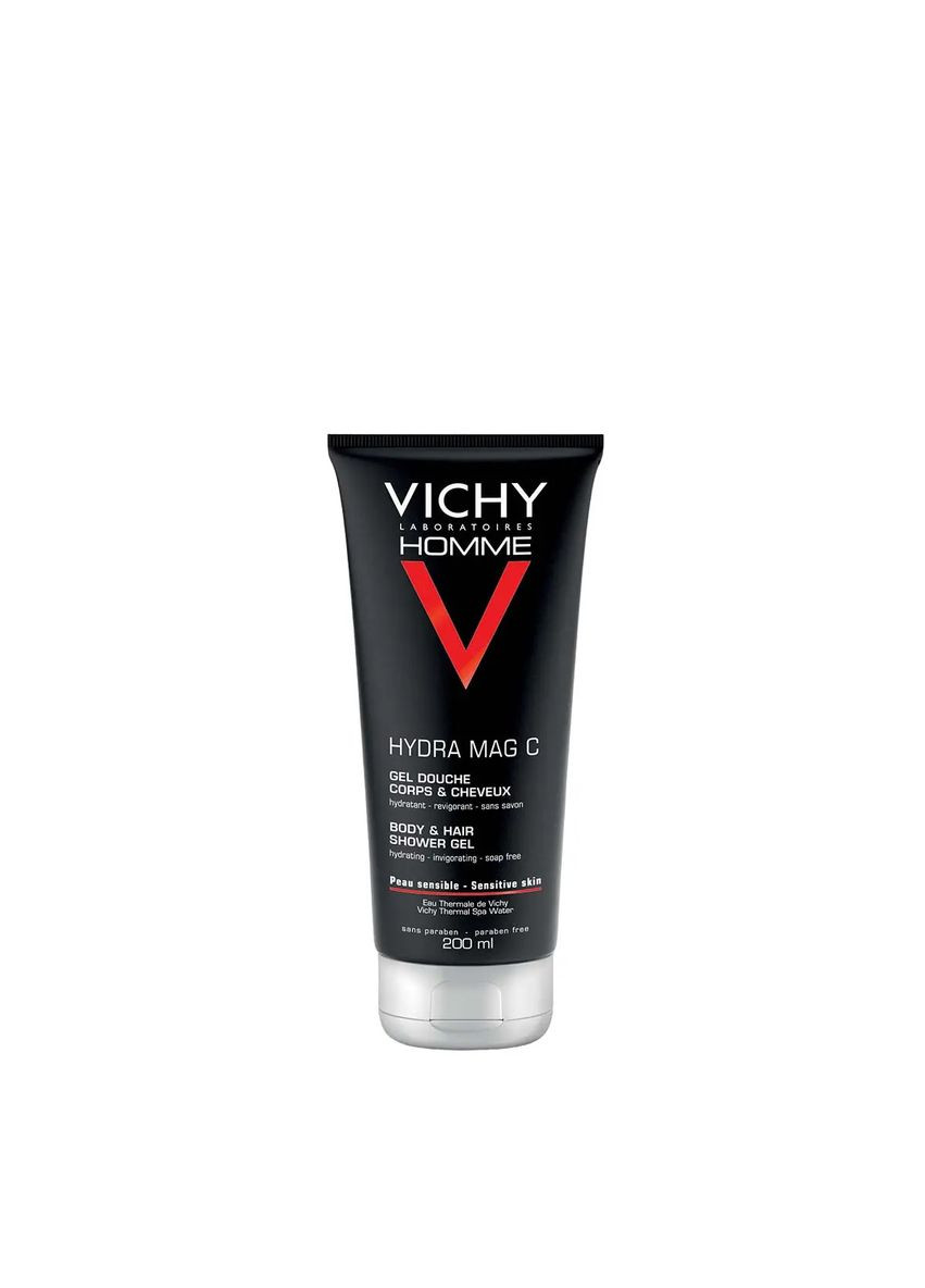 Тонизирующий гель для душа Homme Hydra MAG C, 200 мл Vichy (328400183)