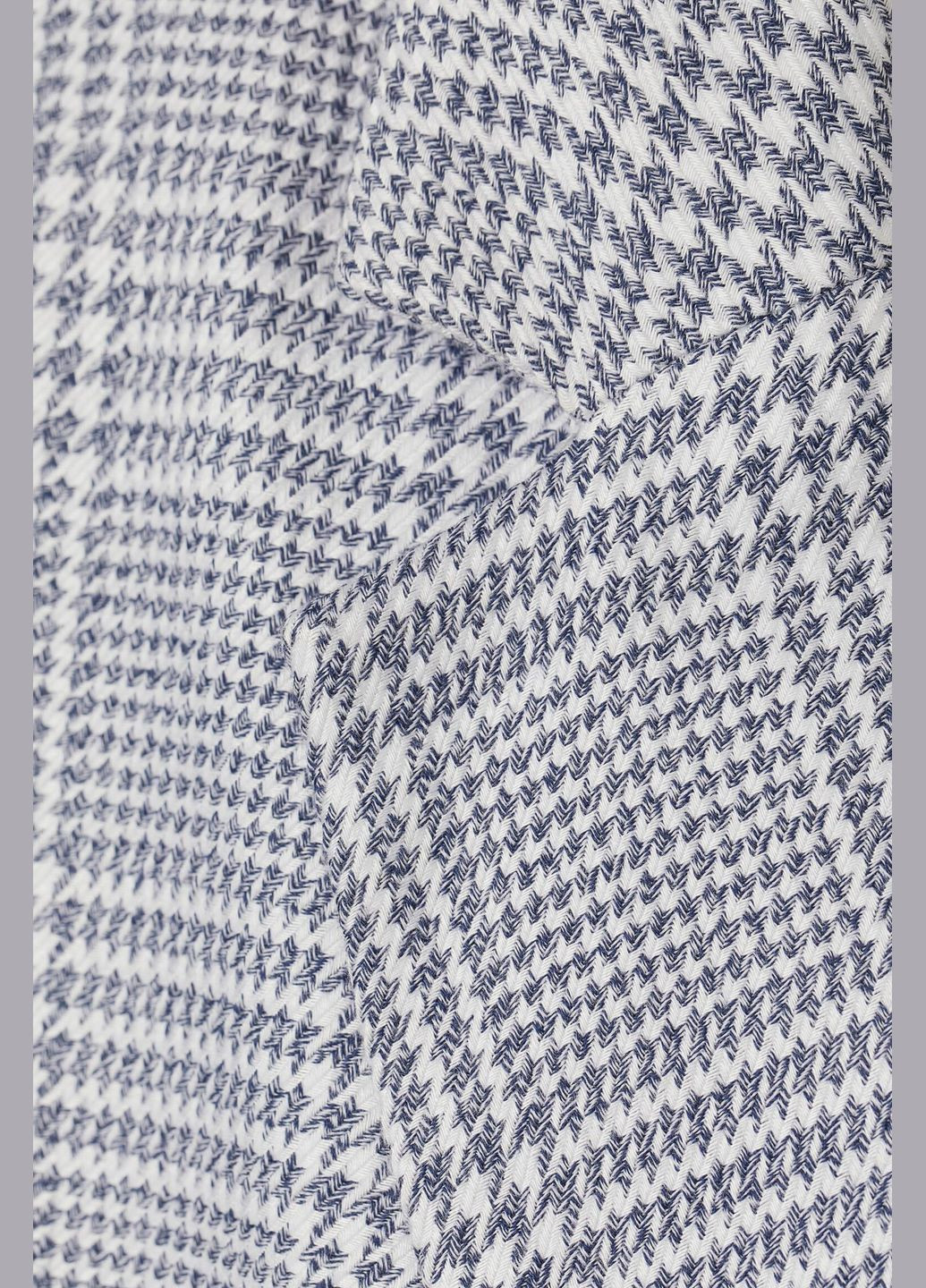 Белый женский жакет H&M с узором пье-де-пуль «гусиная лапка» - демисезонный