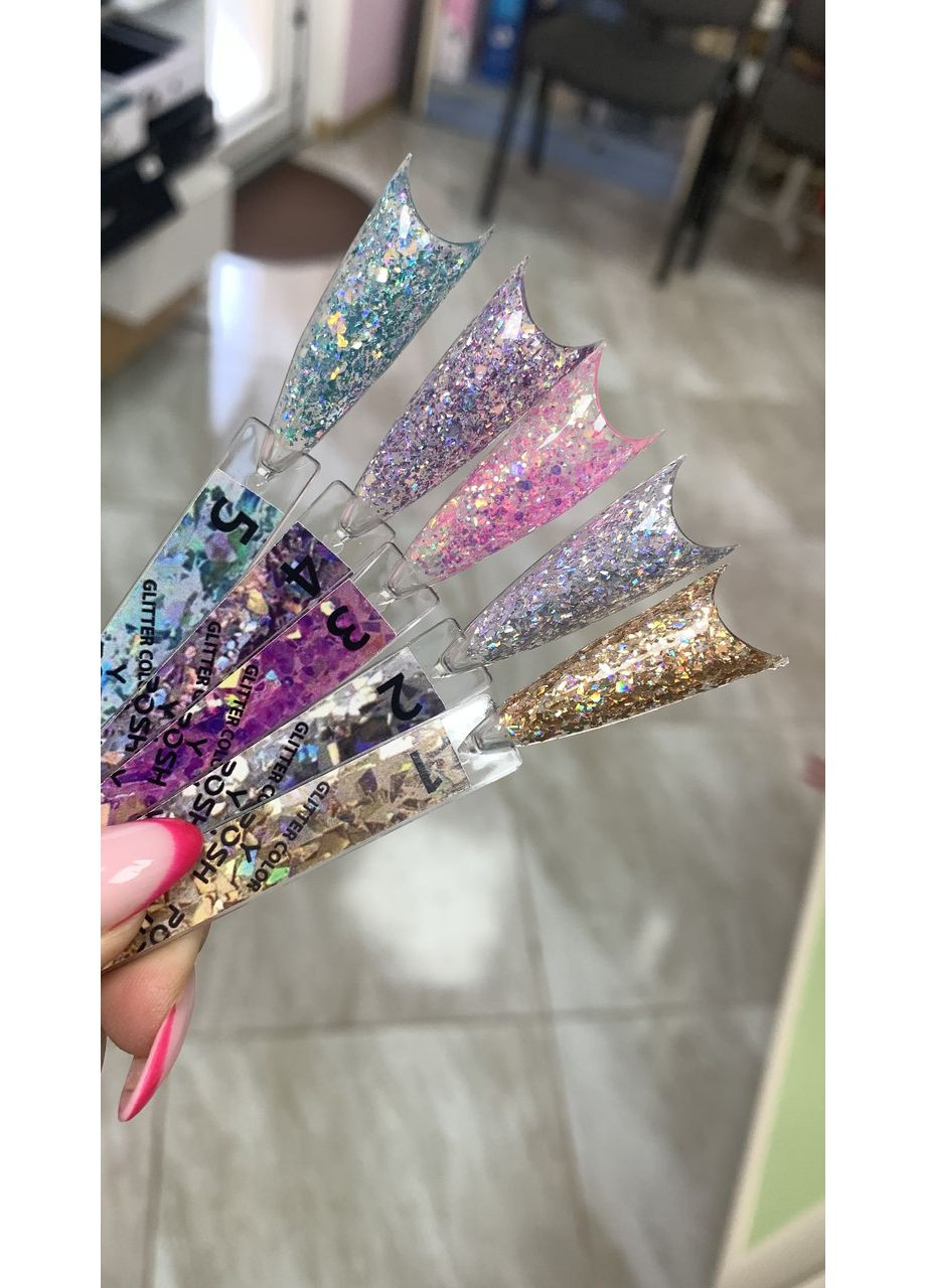 TM Glitter Color 5ml.№1 You Posh (367180145)