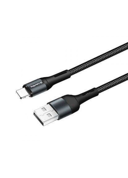 Дата кабель (CWCBUL045-BK) Colorway usb 2.0 am to lightning 1.0m nylon black (268143142)