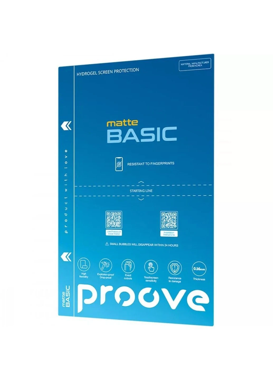 Захисна гідрогелева плівка Hydrogel Screen Protection BASIC (matte) для Xiaomi Xiaomi PocoX3Pro Proove (387743304)