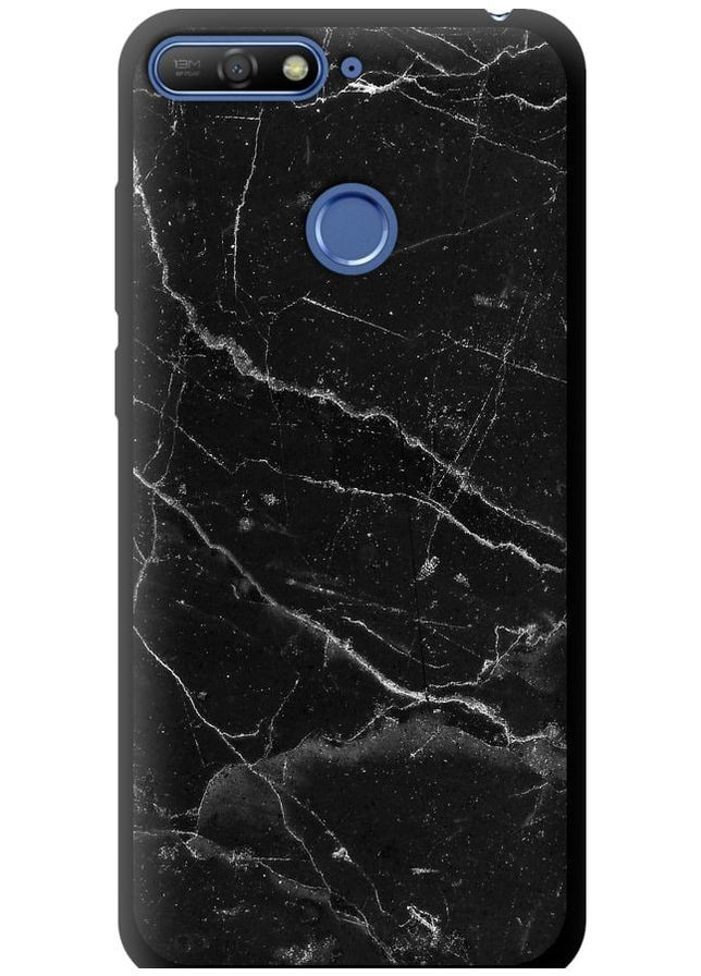TPU чохол 'Чорний мармур v2' для Endorphone Huawei Y6 Prime 2018 (316654551)