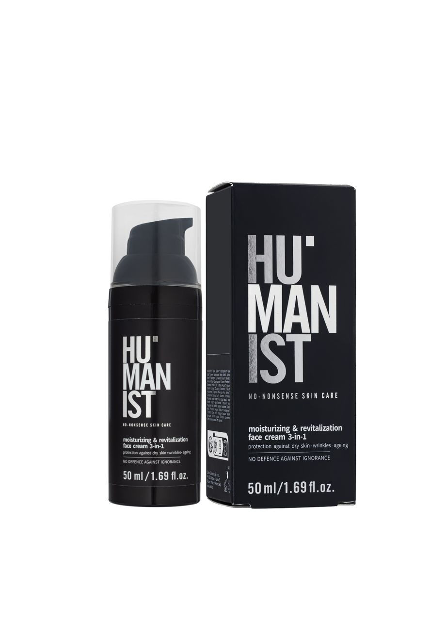 Delia Cosmetics Крем для лица для мужчин Humanist 3 в 1 "Увлажнение и ревитализация", 50 мл — Крем, Польша (355312750)