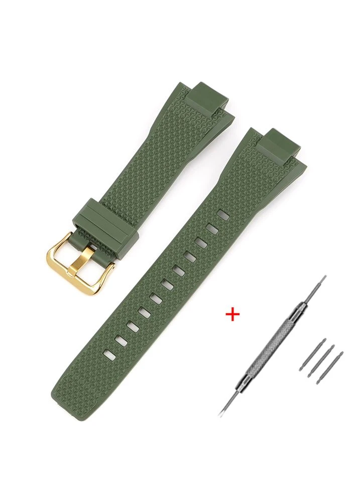 Ремінець для Casio G-Shock GST-B400 Army Green GD Modfit (341821956)