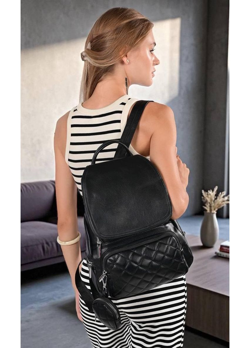 Рюкзак женский черный No Brand Рюкзак для міста (351850948)