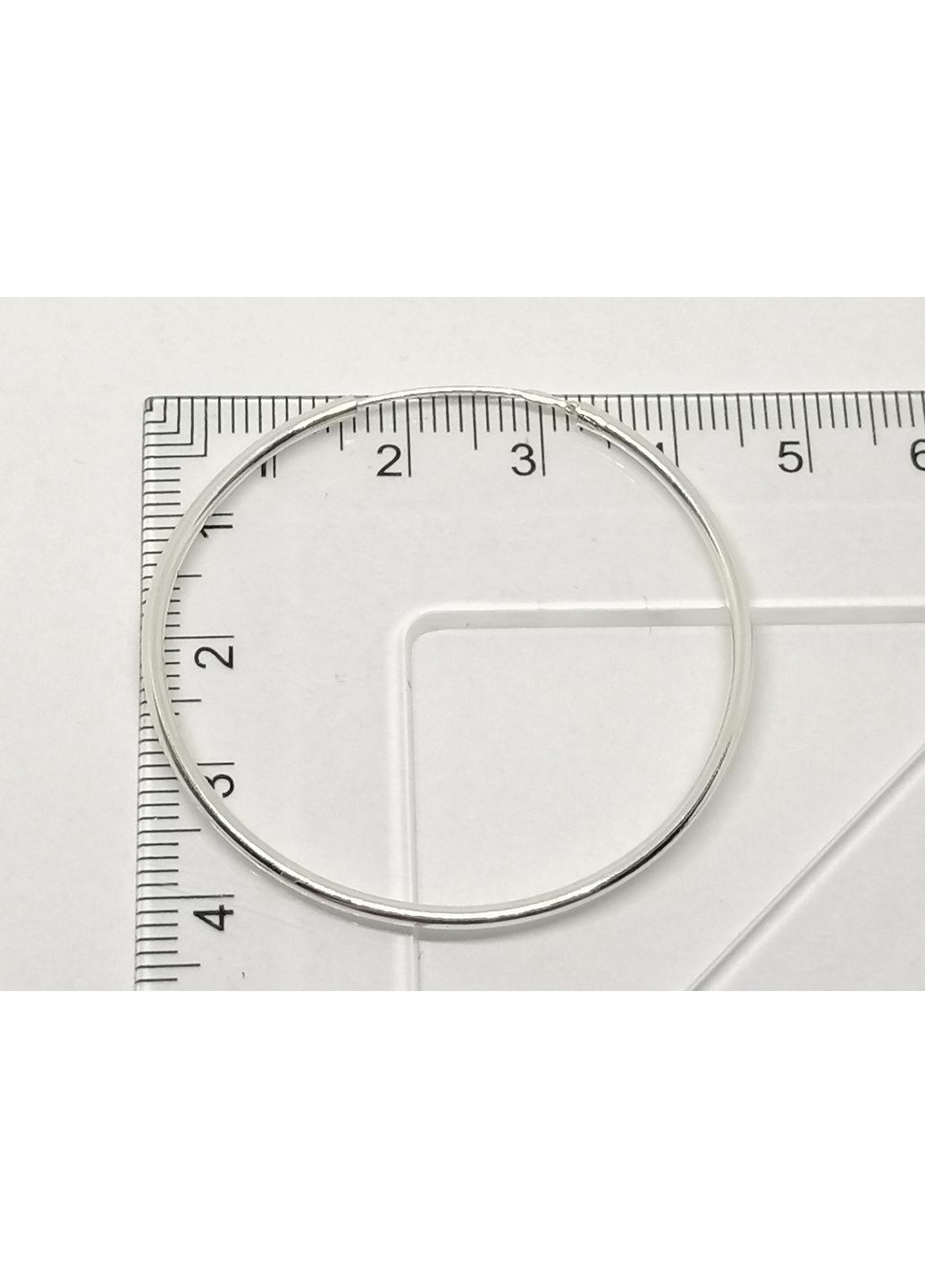 Серебряные серьги-кольца. 2004 Premium (361077373)