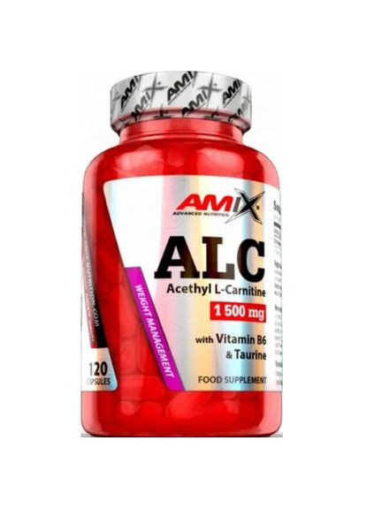 ALC - из таурин Taurine & Vitamin B6,, 120 капсул Amix (361401664)