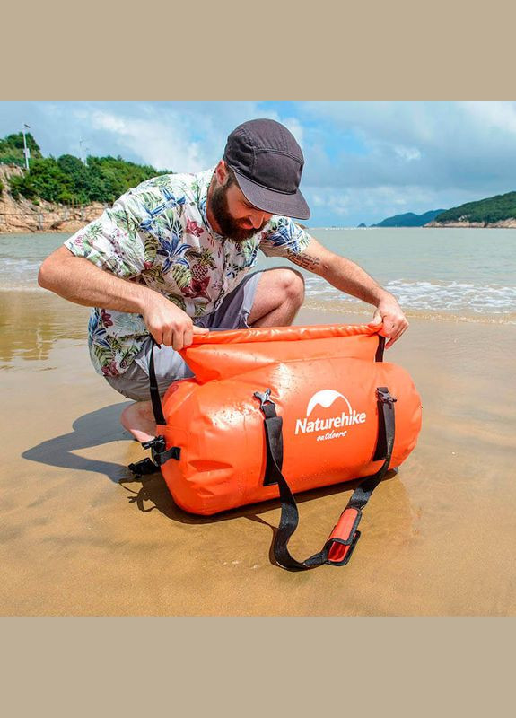 Дорожная сумка гермобаул NH20FSB03 120 л Красная (6927595744345) Naturehike (322200620)