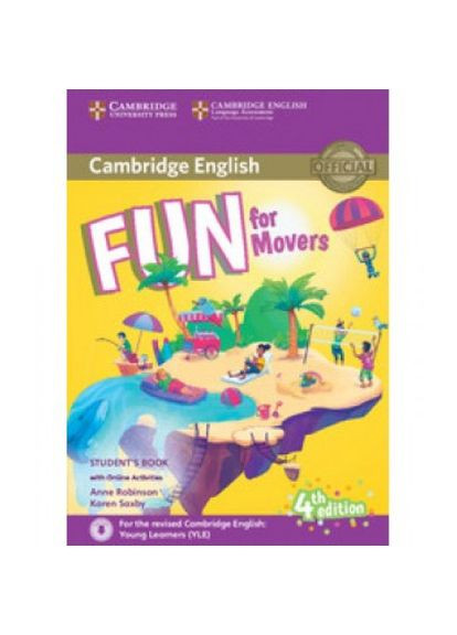 Підручник Fun for Movers 4th Edition Student's Book with Online Activities with Audio Cambridge University Press (351586907)