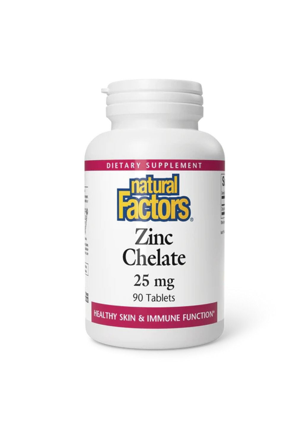 Комплекс цинку Zinc Chelate 25mg - 90 tabs Natural Factors (330984608)