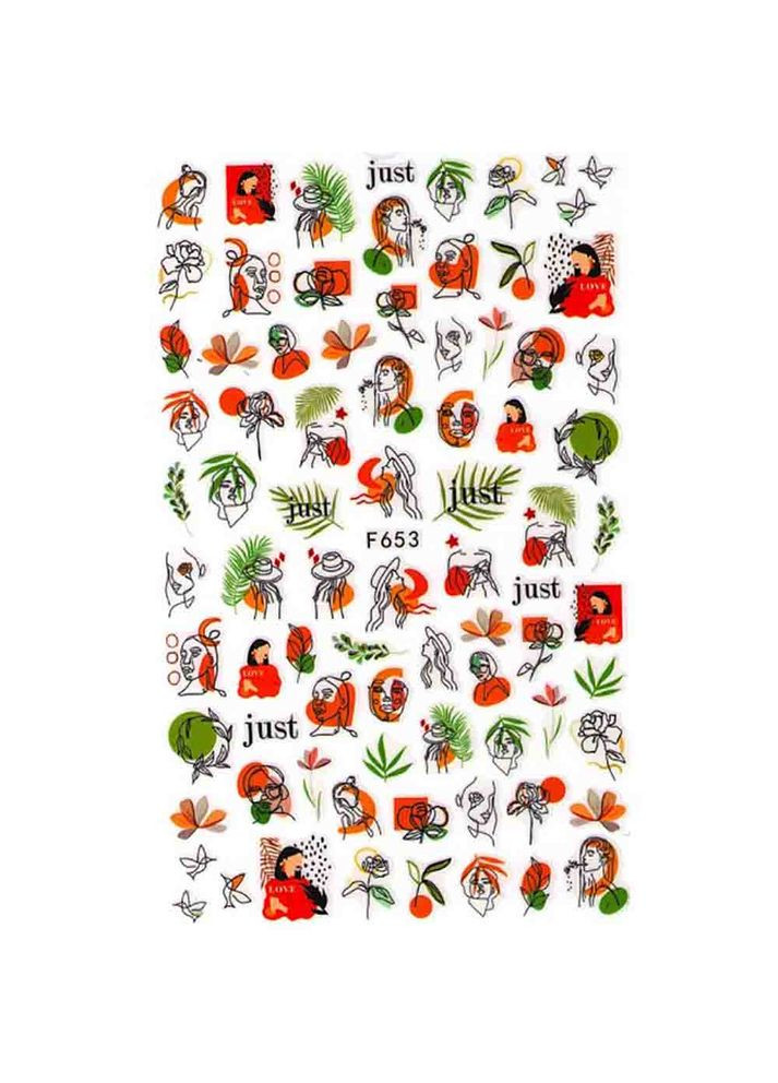 Наклейка для ногтей F653 Mart (352181588)